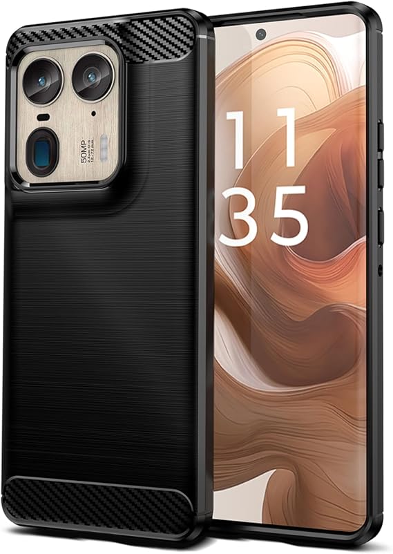 Ultra Slim Phone Case for Motorola Edge 50 Ultra/X50 Ultra - Black