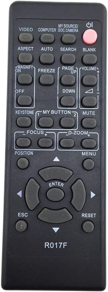Replacement Remote Control for Hitachi Projector R017F R016F HCP-270X 2700X 320X 3250X 426X CP-A221N CP-A301N CP-AW251N CP-AW2519N. BZ-1 CP-AW312WN CP-A222WN CP-A302WN CP-A352WN CP-AW252WN