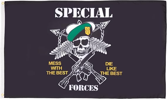 AZ FLAG - Usa Army Special Forces Flag - 3x5 Ft - 100D Polyester Us - American Banner with Two Metal Grommets - Fade Resistant - Vivid Colors - 3' x 5' Feet - 150x90 Cm