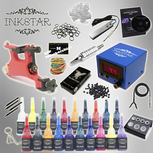 Tattoo Kit Inkstar Tattooing Set Venture Rotary  20 TrueColors