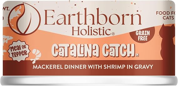 Earthborn Holistic Catalina Catch Grain-Free Moist Cat Food 5.5 oz Can