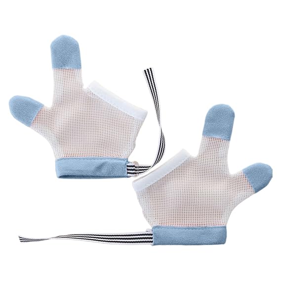 Thumb Sucking for Kids, 1 Pair Adjustable Thumb Sucking, Bite-Resistant Breathable Thumb Sucker Stopper, Finger Sucking for and Babies