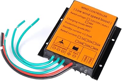 4000W MPPT Wind Turbines Charge Controller,DC 12V24V48V Wind Turbine Charger IP67 for Wind Turbines and Batteries