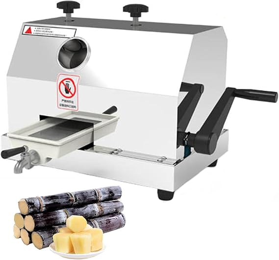Sugarcane Juicer Sugar Cane Juice Sugarcane Press Machine with Stainless Steel 3 Rollers Sugarcane Juice Machine
