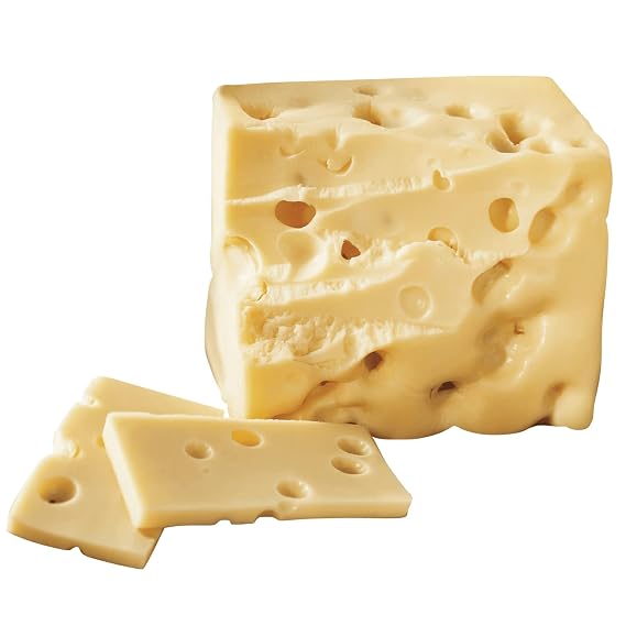 The Wisconsin Cheeseman Baby Swiss Cheese Block 1 lb. 2 oz.