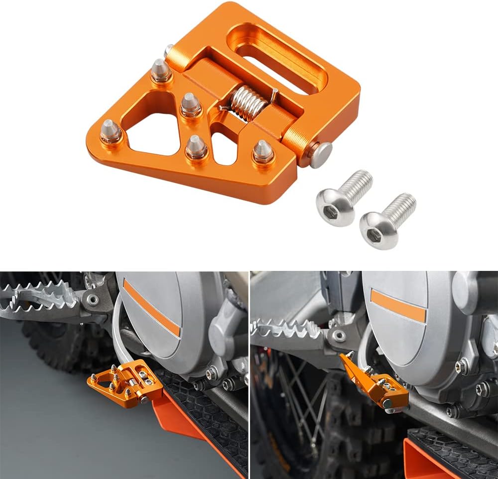 NICECNC Folding Brake Pedal Tip Compatible with KTM 390 AdventureR 2021-22,690 Enduro R 08-22,690 SMC R 12-22,790 890 AdventureR 20-22,990950 Adventure 02-13,125-530 SXSXFXCXCFXCWXCFWEXCEXCF