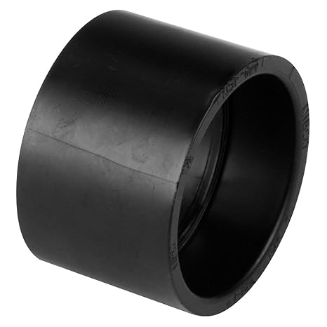 NIBCO Fig No C5801, 1-1/2 in. ABS DWV Coupling Hub, Solvent Weld