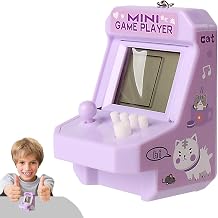 Retro Game Console, Game Keychain, Tiny Video Game Machine Game Player Pendant for Video Game Favors, Child Present