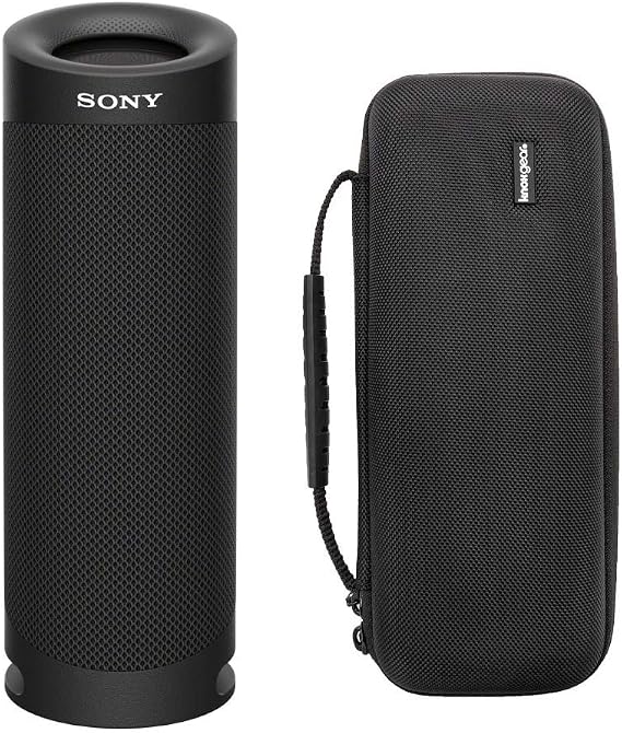 Sony SRSXB23 Extra BASS Bluetooth Waterproof Speaker Bundle (Black)
