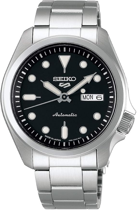 Seiko 5 SPORTS SRPE55 Automatic Mechanical Distribution Limited Model Wristwatch Men's Seiko Five Sports Made in Japan Made in Japan Black