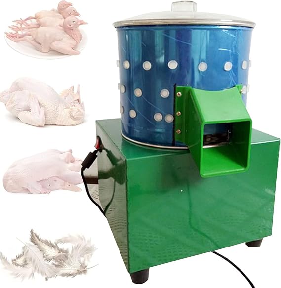 Quail Plucker, Chicken Plucker Stainless Steel, Plucker Machine, Electric Plucking Machine, Quick Feather Removal Quail Bird Hair Removal Plucking Machine Poultry Machine