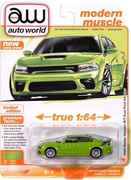 Auto World 64452 Modern Muscle 1:64 2023 Dodge Charger Series A Sublime