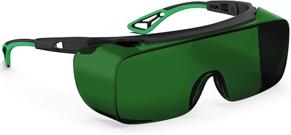 Laser Safety Glasses Over Glasses, IPL 200nm-2000nm Eye Protection Goggles For Welding Laser Hair Removal Engraving