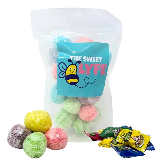 Freeze Dried Extreme Sour Heads Candy by The Sweet Lyfe, 3 oz
