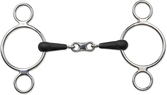 Shires Equikind+ Two Ring French Link Gag