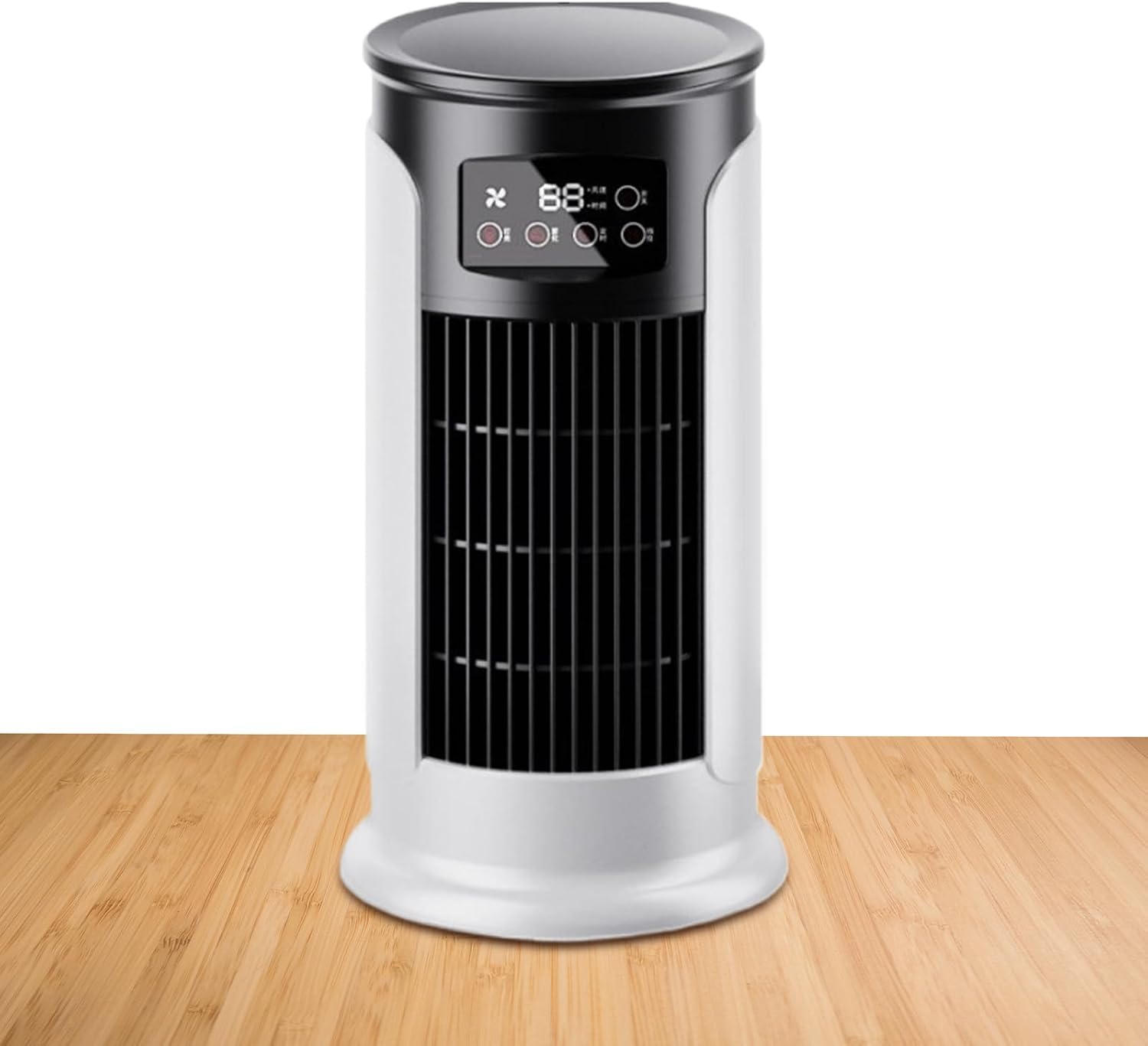 AC Fan - Portable Air Conditioner Fan, Evaporative Cooler, Equipped with Silent Timer, Small Room Cooler with 10.1 fl oz 300 ml Water Tank, Personal Cooler, For Bedrooms, Cars, Outdoors, Quiet, Easy