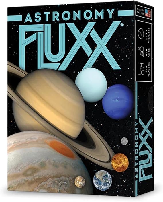 Astronomy Fluxx Card Game - Explore Space with NASA Photographs