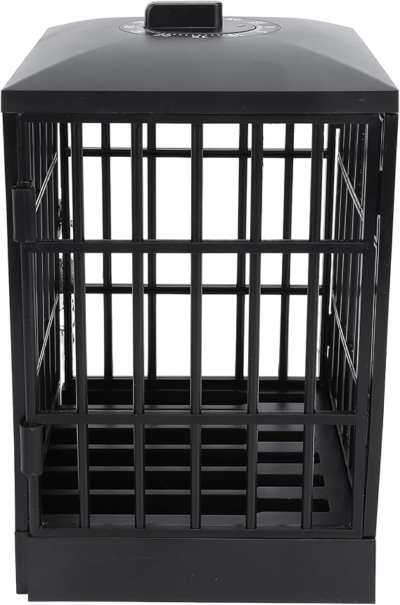 Cell Phone Jail Lock Box, Phones Prison Lock Up Safe with Timer Cell, Smartphone Stand Holders (All Black)