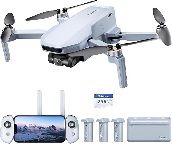 Potensic ATOM SE Fly More Combo Bundle with 1 Potensic 256GB Memory Card