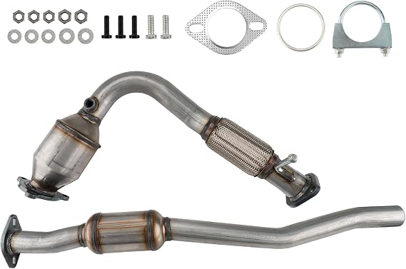 KAC Catalytic Converters Automotive Replacement, 2Pcs Catalytic Converter Front & Rear For 2010-2014 Equinox Terrain 2.4L, 2012-2015 Captiva Sport 2.4L Replace 54850, 50508, 50507(EPA Compliant)