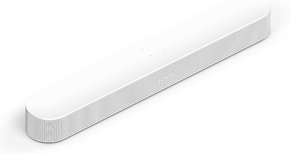 Sonos Beam Gen 2 - Soundbar with Dolby Atmos (White) | Effortlessly enrich your entertainment experience with panoramic sound for TV, music, and more.