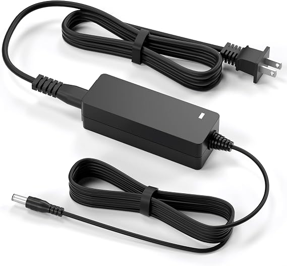 Replacment for LG Monitor Power Cord 19V DC Power Supply for LG Electronics 27" 24" 23" 22" 20" 19" LCD LED HD TV Monitor Widescreen Power Adapter Cord