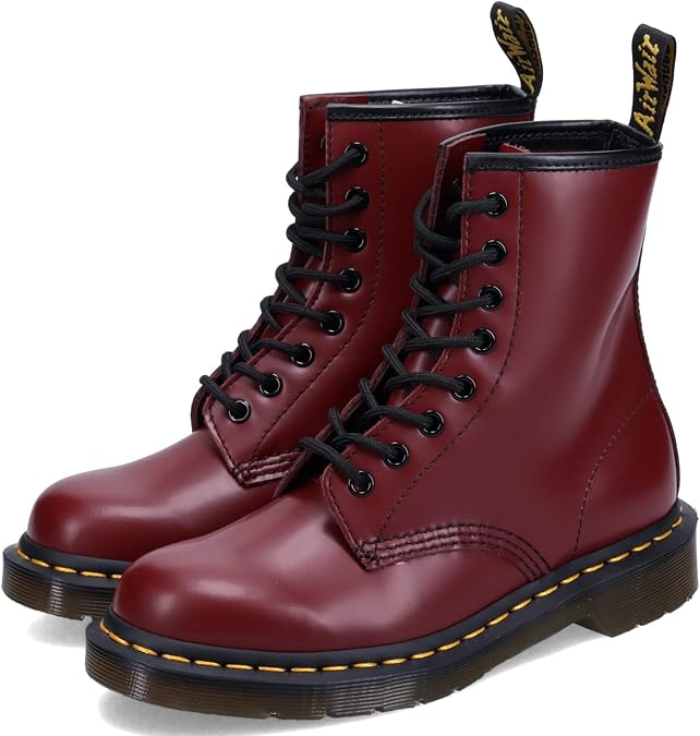 Dr. Martens 1460 Boots 8 Hole Men's Women's 8EYE BOOT Brown 10072600 CHERRY RED 22.0 cm Parallel Import
