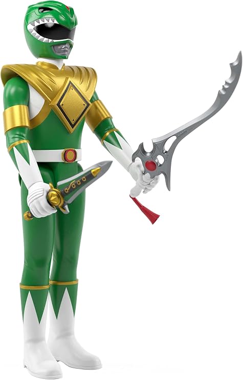 Mighty Morphin' Power Rangers Reaction Figure - Green Ranger (Battle Damaged)