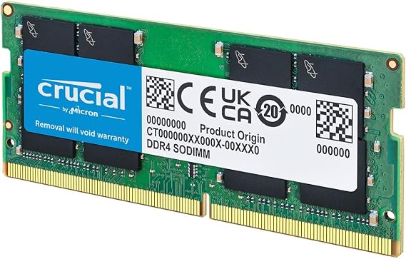 Crucial 8GB, 260-pin SODIMM, DDR4 PC4-19200,