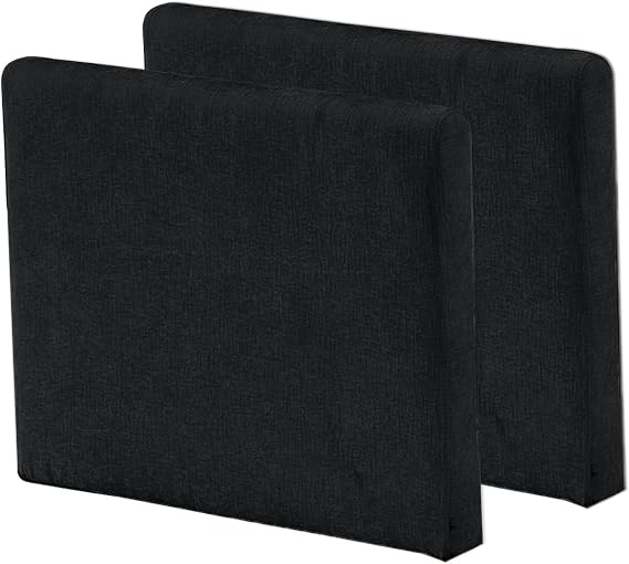 SoarFlash Chenille Sectional Sofa Armrests,Black