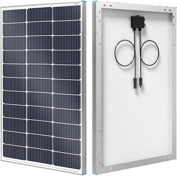 Renogy Solar Panels 100 Watt, N-Type Solar Panel 25% High-Efficiency 16BB