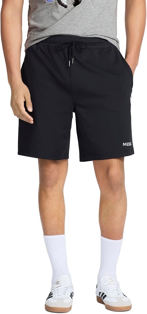 Messi Men's Lifestyle Horizon Shorts, Comfortable Fit with Drawstring