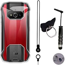 とうめい カバー 耐汚れ ポーチ シリコーン Case 保護する TPU Silicone Cover ケースペン ロープ本 可兼容 Ulefone Armor 15 5.45 inchとの互換性あり