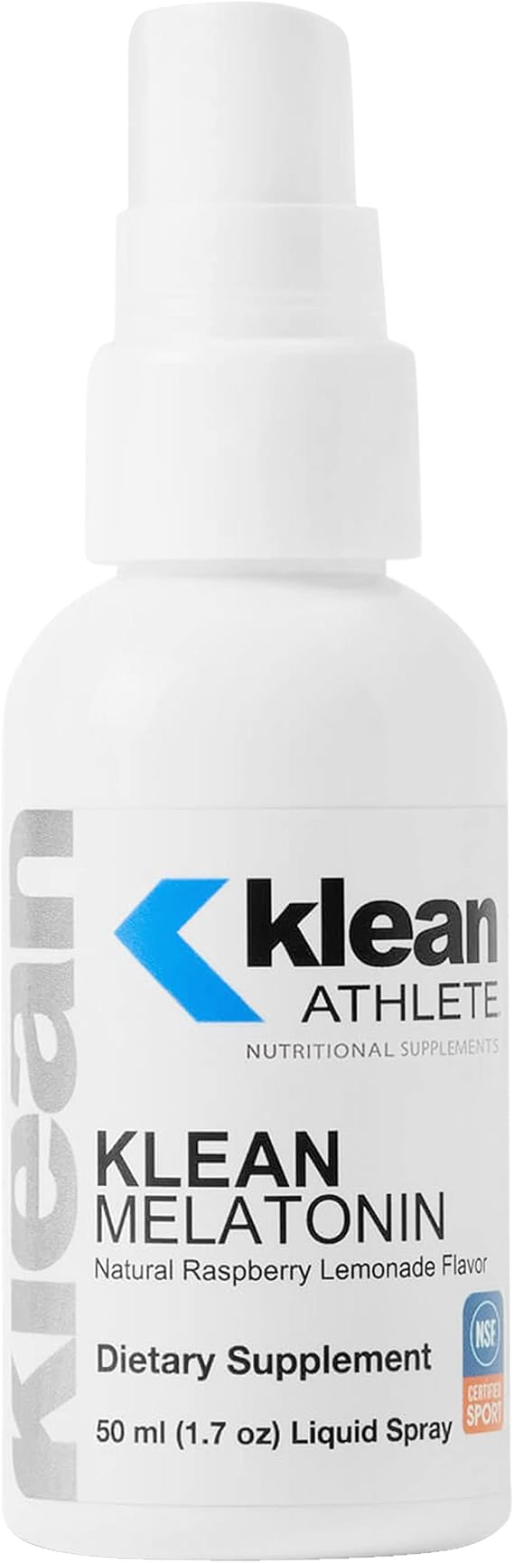 Klean Athlete Klean Melatonin | Sleep Supplement to Support Healthy Sleep-Wake Cycles, and Exercise Recovery | 1.7 Ounces Liquid Spray | Raspberry Lemonade Flavor
