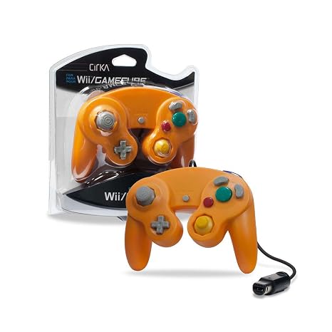CirKa Wired Controller for GameCube/Wii - Orange