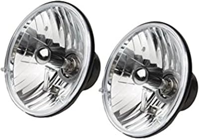 RAMPAGE PRODUCTS Clear Halogen Headlight Conversion Kit | Clear, With Round H4 5560W Bulbs | 5089925 | Universal Fit