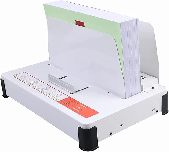 Thermal Binding Machine, Thermal Binding Machine for A4, Electric Book Binder 1-55MM Binding Thickness, for Tenders, Insurance Policy Contracts, Reports, Ideal for Office Use
