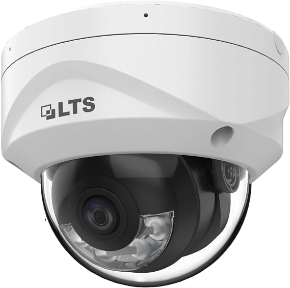 LTS CMIP7382WI-28MDA 8MP Dome IP Camera 2.8mm Lens, AI Human and Vehicle Detect, Smart Hybrid Light, Built-in Dual Microphone, IP67 Water-Resistant, IK10 Vandal-Resistant