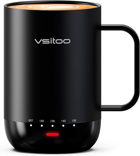 VSITOO S3 Pro 16oz Smart Self Heating Coffee Mug with Temperature Control