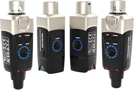 Xvive U3 Microphone Wireless System for DJ Controllers, Mixer to Active(2PACK)