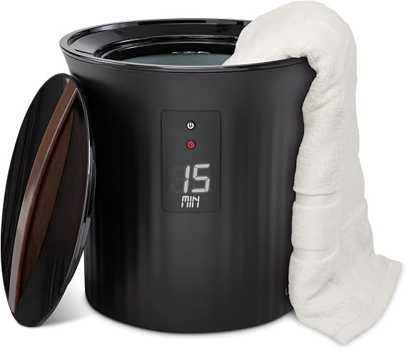Live Fine Towel Warmer | Bucket Style Luxury Heater with LED Display, Adjustable Timer, Auto Shut-Off | Fits 40 x 70 Oversized Towel