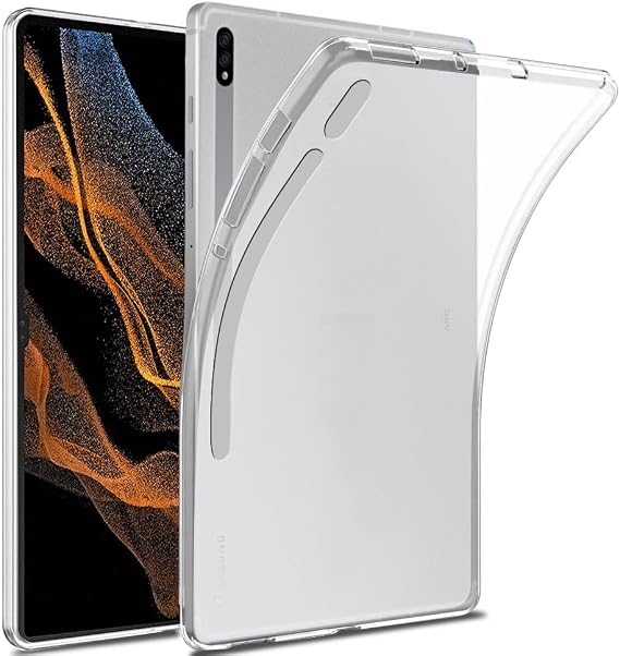 Zeking for Samsung Galaxy Tab S8 Ultra Case, Anti-Scratch Ultra Slim Thin TPU Rubber Soft Skin Silicone Premium Protective Case for Galaxy Tab S8 Ultra 14.6" (SM-X900/ X906)