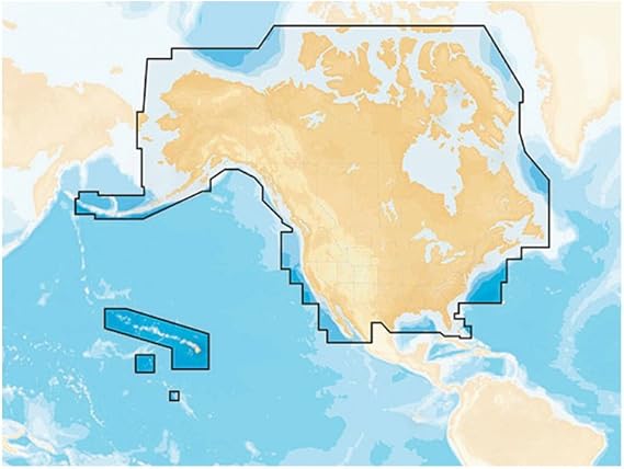 Navionics Garmin MSD/NAV+NI Plus - United States and Canada , Black