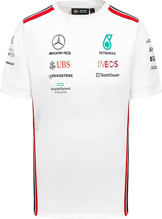 Mercedes AMG Petronas Formula One Team - 2023 Team T-Shirt - White - Men - Size: XS