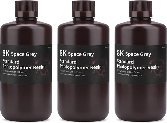 ELEGOO Standar 8K 3D Printer Resin Space Grey 3000G