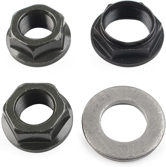 Cnaloo12 Motorcycle Primary Secondary Clutch Nut Kit For HiSUN 700 500 UTV ATV, Black