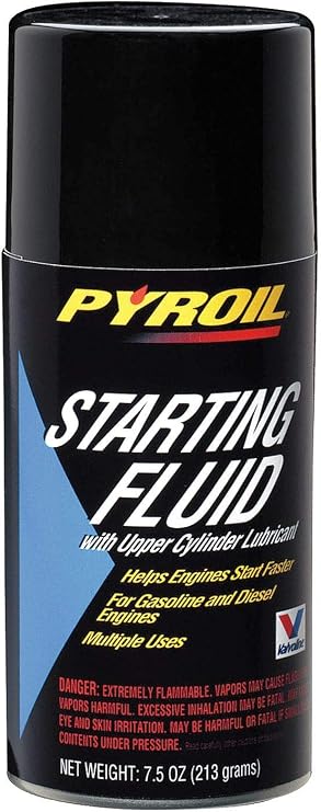 Pyroil PYSFR7.5 Starting Fluid, 7.5 Oz.