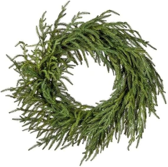 Afloral Real Touch Norfolk Pine Wreath - 24"