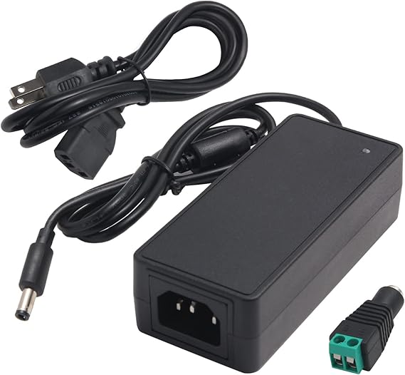 5V 6A Power Supply, 30W Switching Power Adapter AC 100-240V to DC 5 Volt 6A 5A 4A 3A 2A 1A Transformers Tip 5.5x2.5mm for LED Strips CCTV Cameras