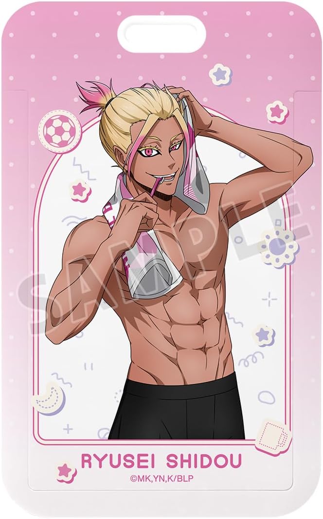 TV Anime Blue Rock Drawing Down Shido Ryusei Morning Routine Ver. Photo Card Holder